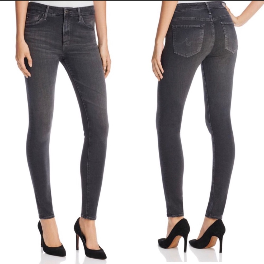 AG Farrah Skinny Ankle Jeans {Grey} Size 27